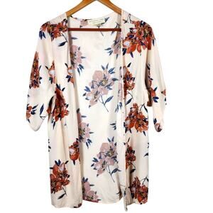 Saltwater LUXE Pipa Half Sleeve Open Front Kimono One Size